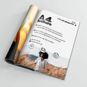A4 hæfte og brochure med eget tryk