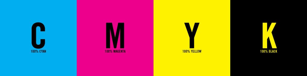 CMYK farver